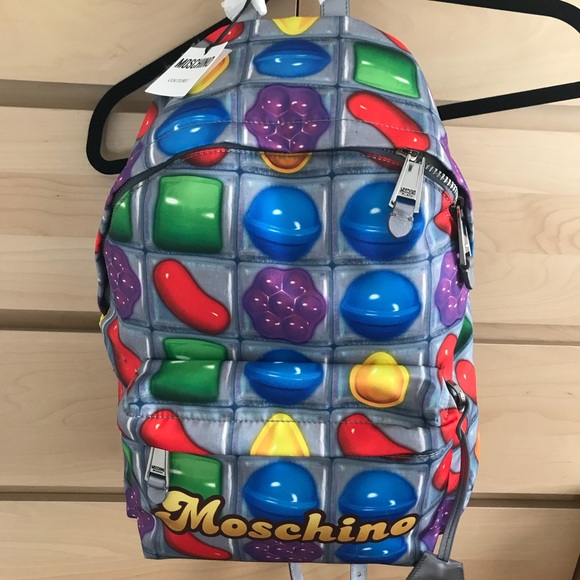 moschino candy crush backpack